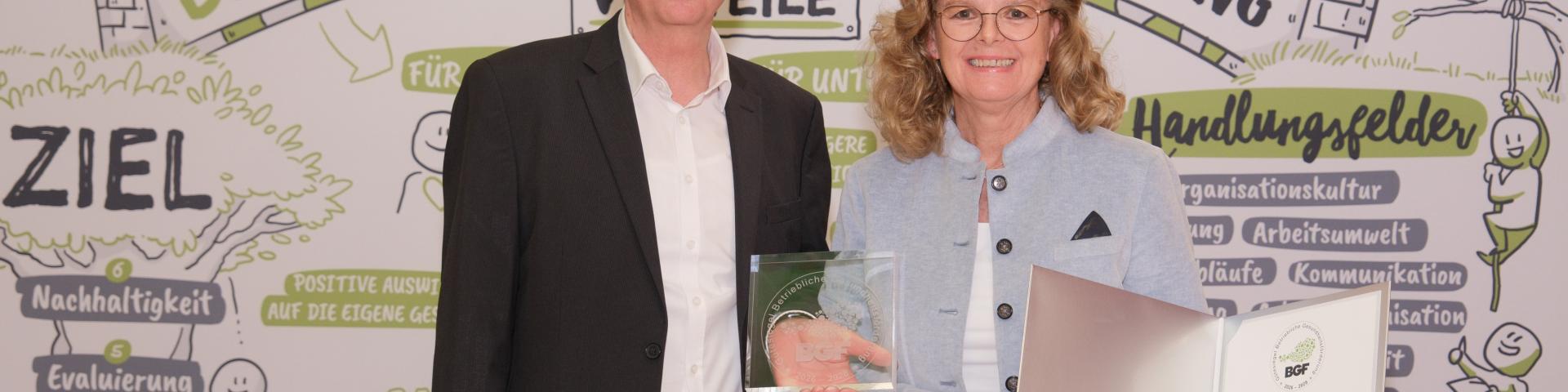 Verleihung BGF-G&uuml;tesiegel M&auml;rz 2026